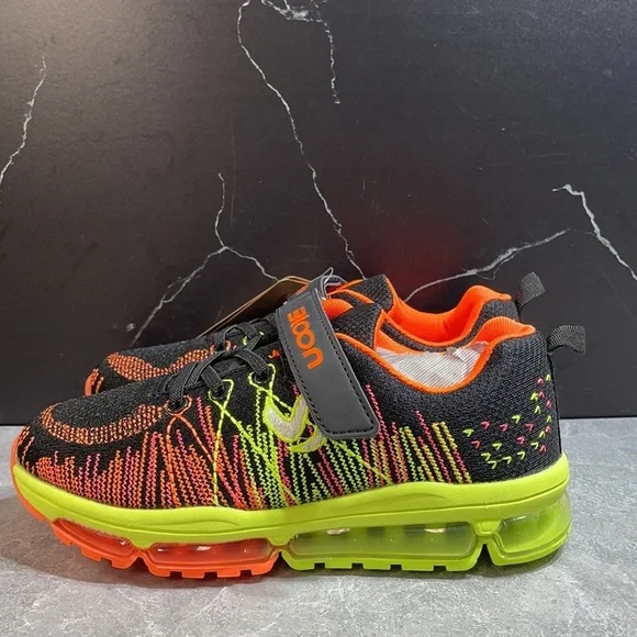 Bloon Sneakers Black/Green Size 6.5y - Picture 3 of 9